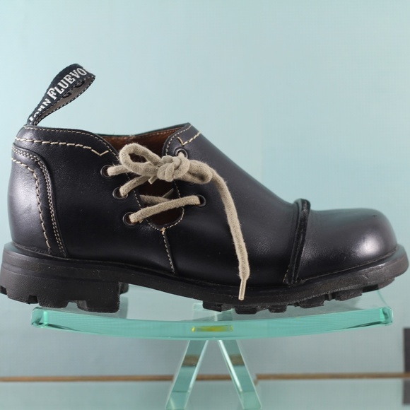 John Fluevog Black Leather D.D.F.T Shoes Angels - Picture 6 of 16